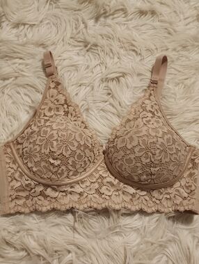 Maidenform Pure Comfort Lace & Mesh Bralette